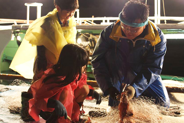 海峡メバル網外し体験ツアー