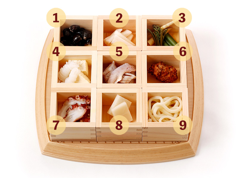 「マス席」具材